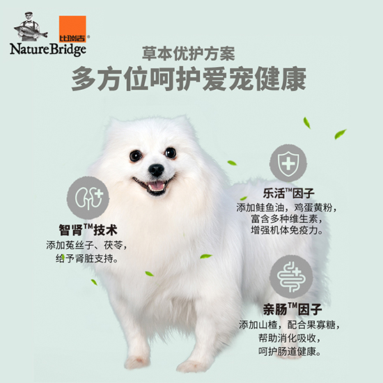 比瑞吉無谷草本全價成年期犬糧（腎臟） 添加菟絲子