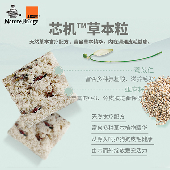 比瑞吉無谷草本全價犬糧（皮膚全期） 添加薏苡仁