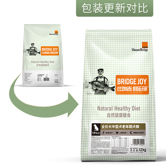 比瑞吉俱樂部大中型犬全價老年犬糧