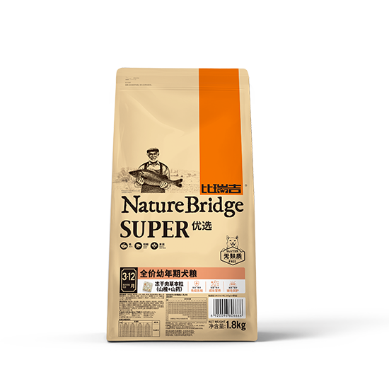 比瑞吉優選全價幼年期犬糧