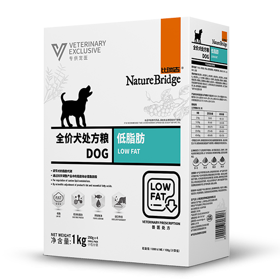 比瑞吉全價犬處方糧 低脂