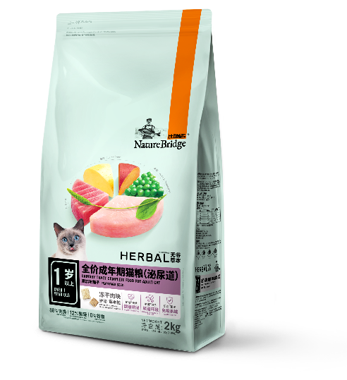 比瑞吉無(wú)谷草本全價(jià)成年期貓糧（泌尿道） 添加車前子