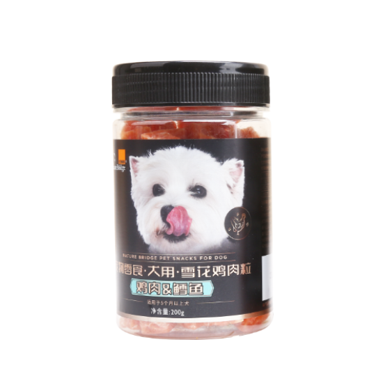 比瑞吉寵物零食?犬用?雪花雞肉粒