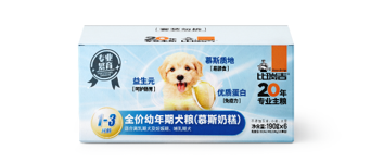 比瑞吉全價幼年期犬糧(奶糕)專業渠道190g*6